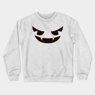 Evil Pumpkin Face | Halloween Smile Vintage Classic Crewneck Sweatshirt